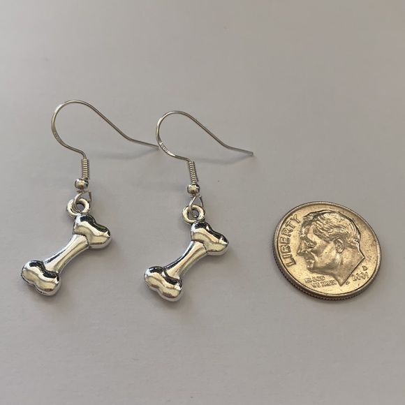 Dog 🐕 Bone 🦴 Earrings - Picture 4 of 4